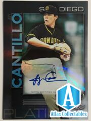 2020 Bowman Platinum Joey Cantillo Autograph #TOP-59 San Diego Padres AUTO